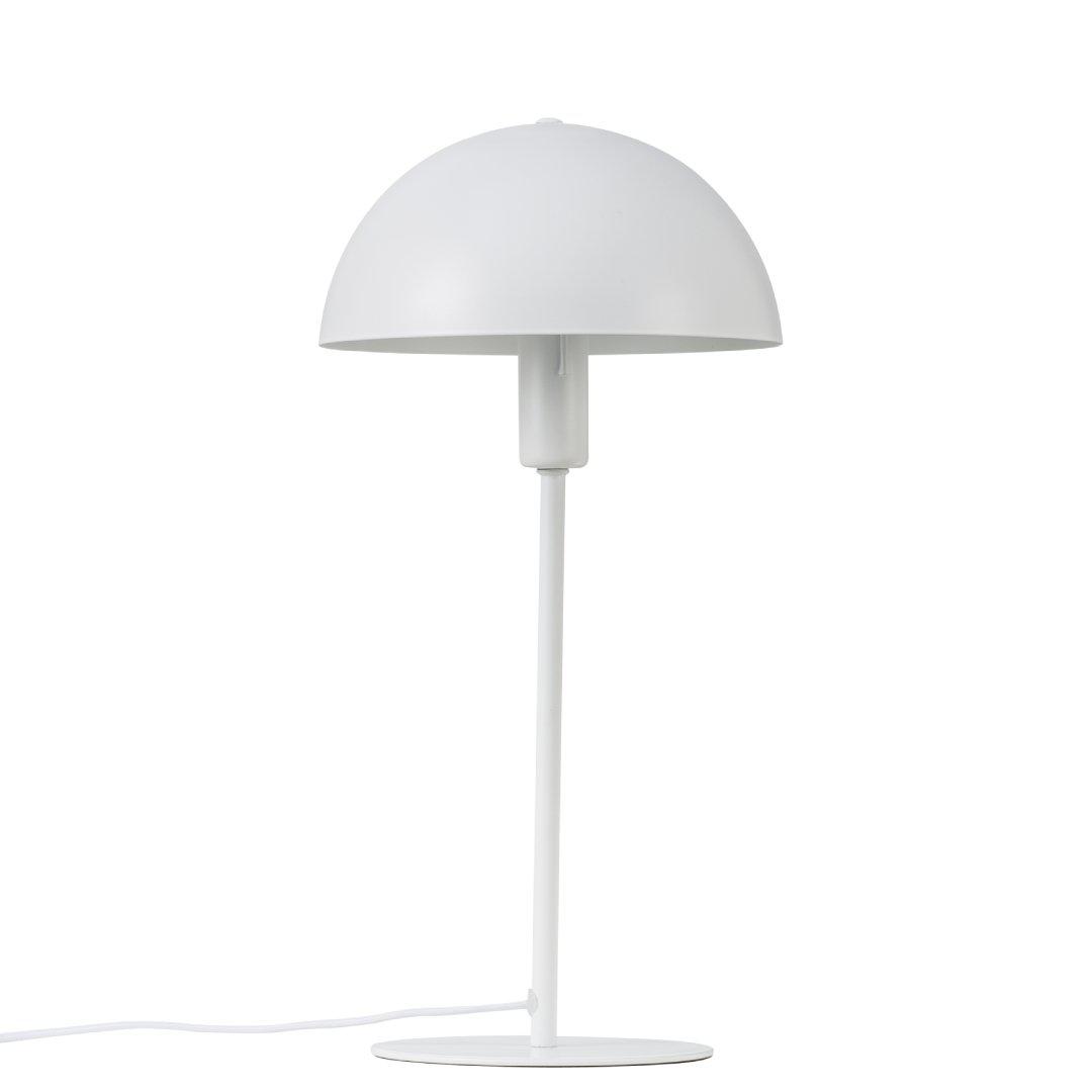Elegant White Table Lamp with Warm Ambient Light