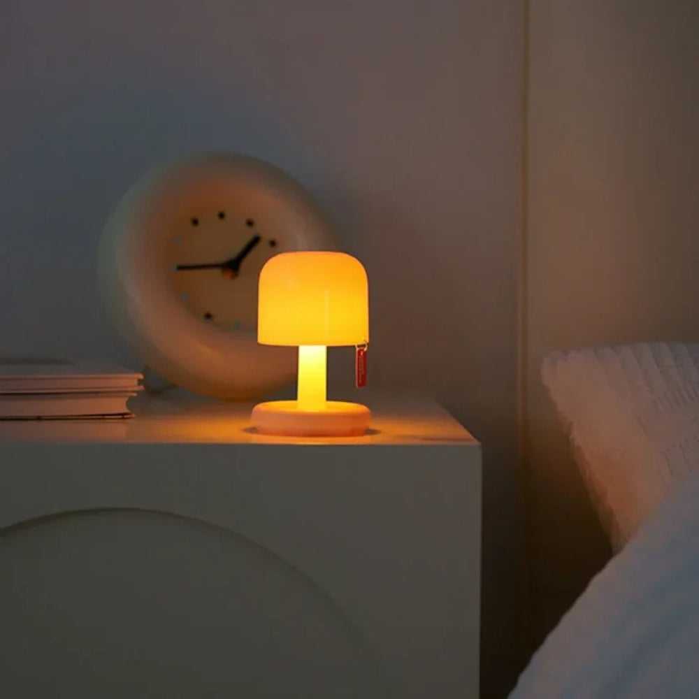 Portable Mushroom-Shaped Rechargeable Table Lamp