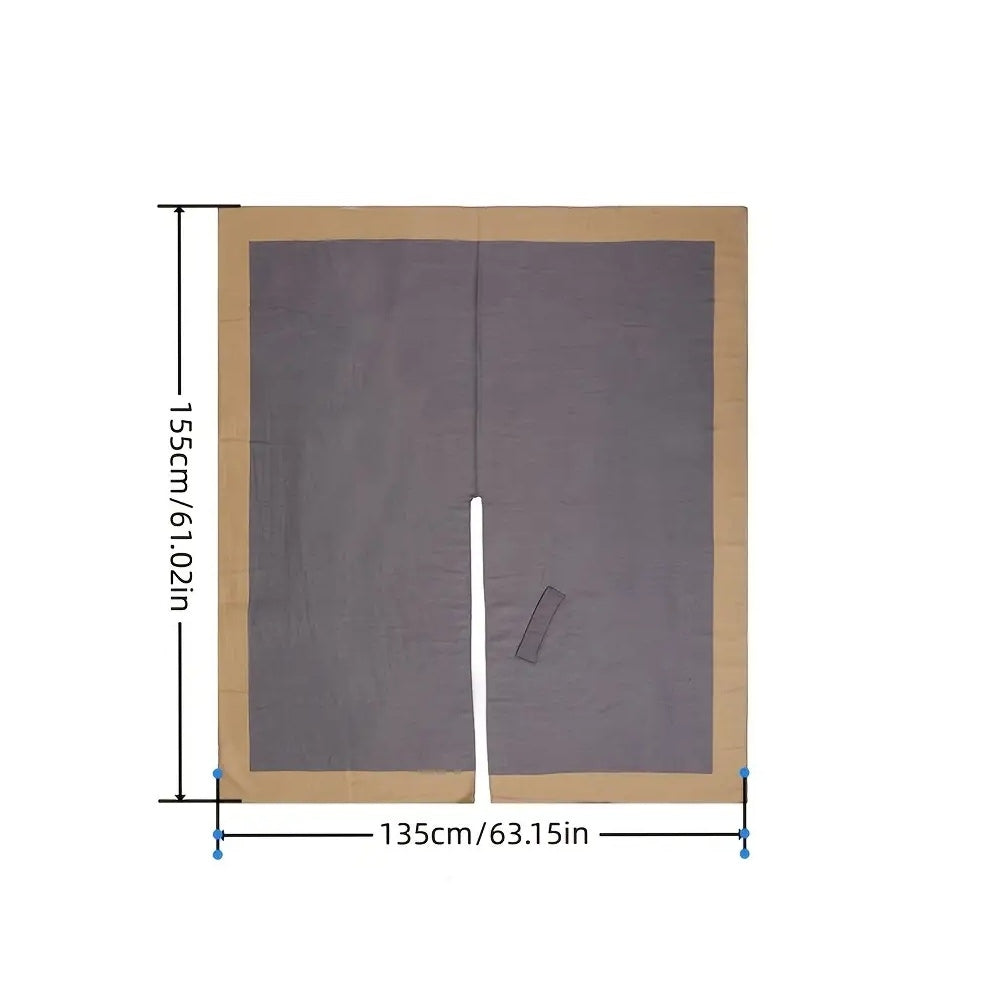 Lightweight Color-Block Draped Shawl Wrap