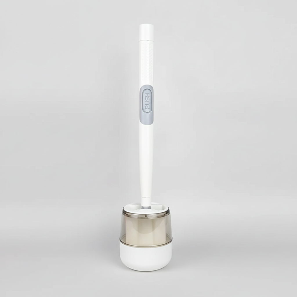 Ergonomic Flexible Toilet Brush with Durable Bristles