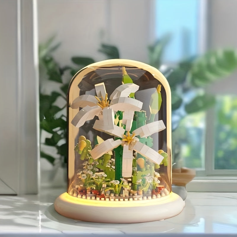 Everlasting Flower Blossom Building Blocks Set