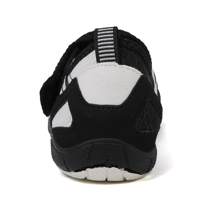 Slip-On Breathable Sports Shoes with Ribbed Detailing