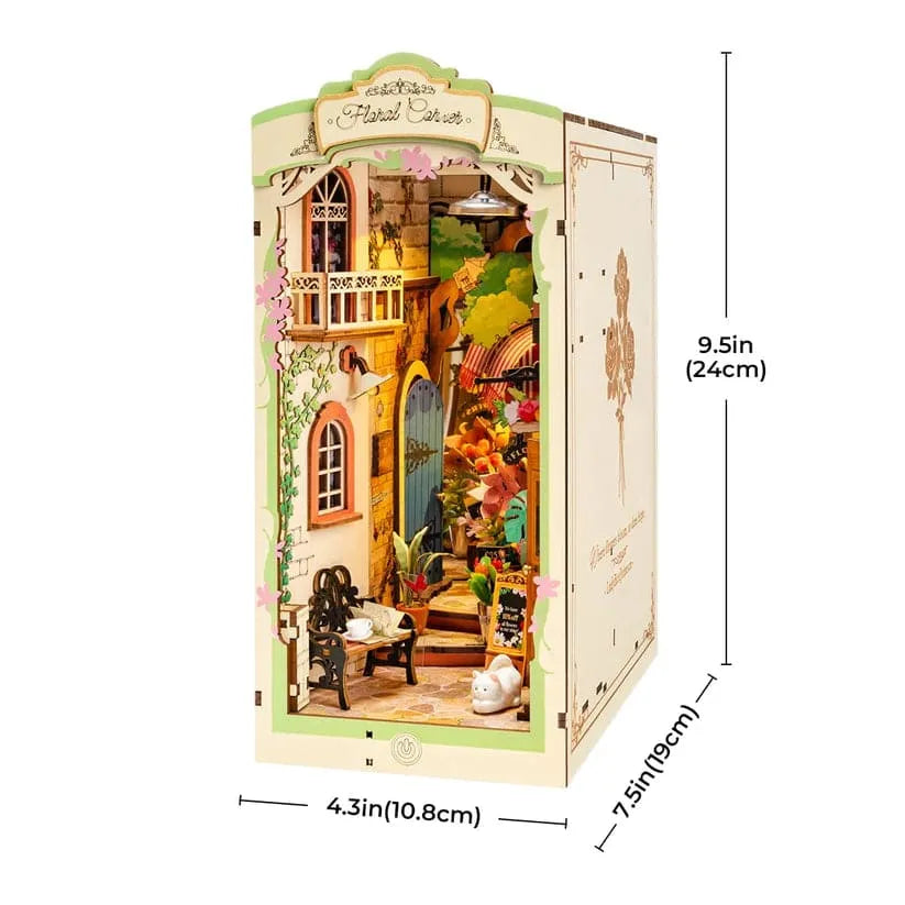 DIY Floral Corner Decorative Kit with Dust Cover
