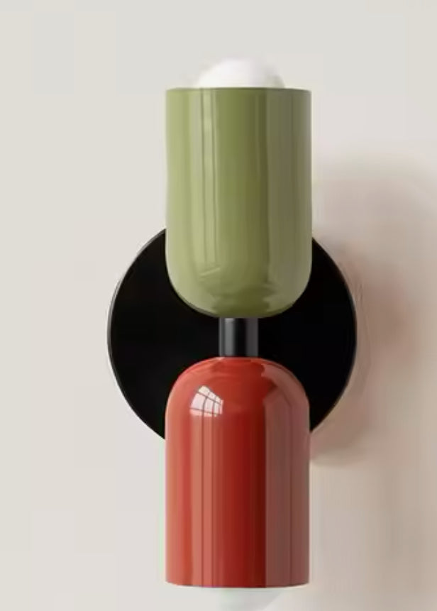 Modern Dual-Light Creamy Glow Wall Lamp
