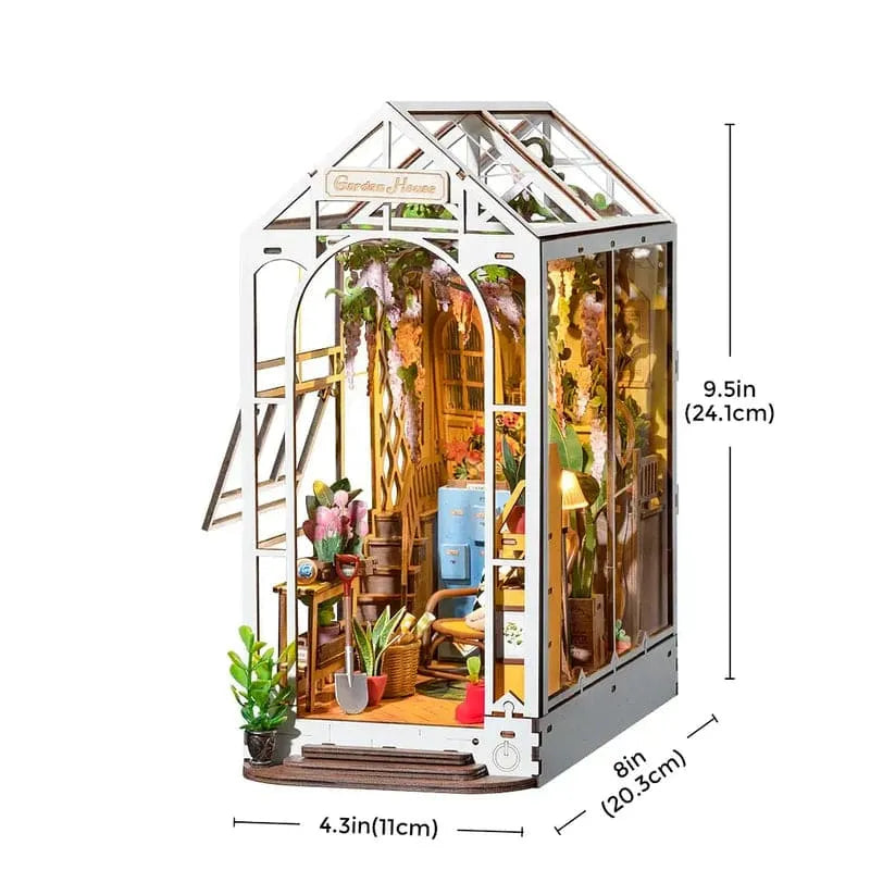 DIY Garden House Book Nook Kit