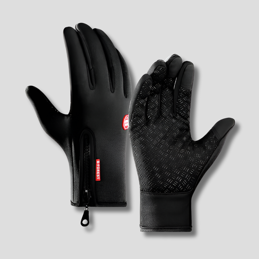 Thermal Fleece-Lined Winter Gloves with Touchscreen Capability