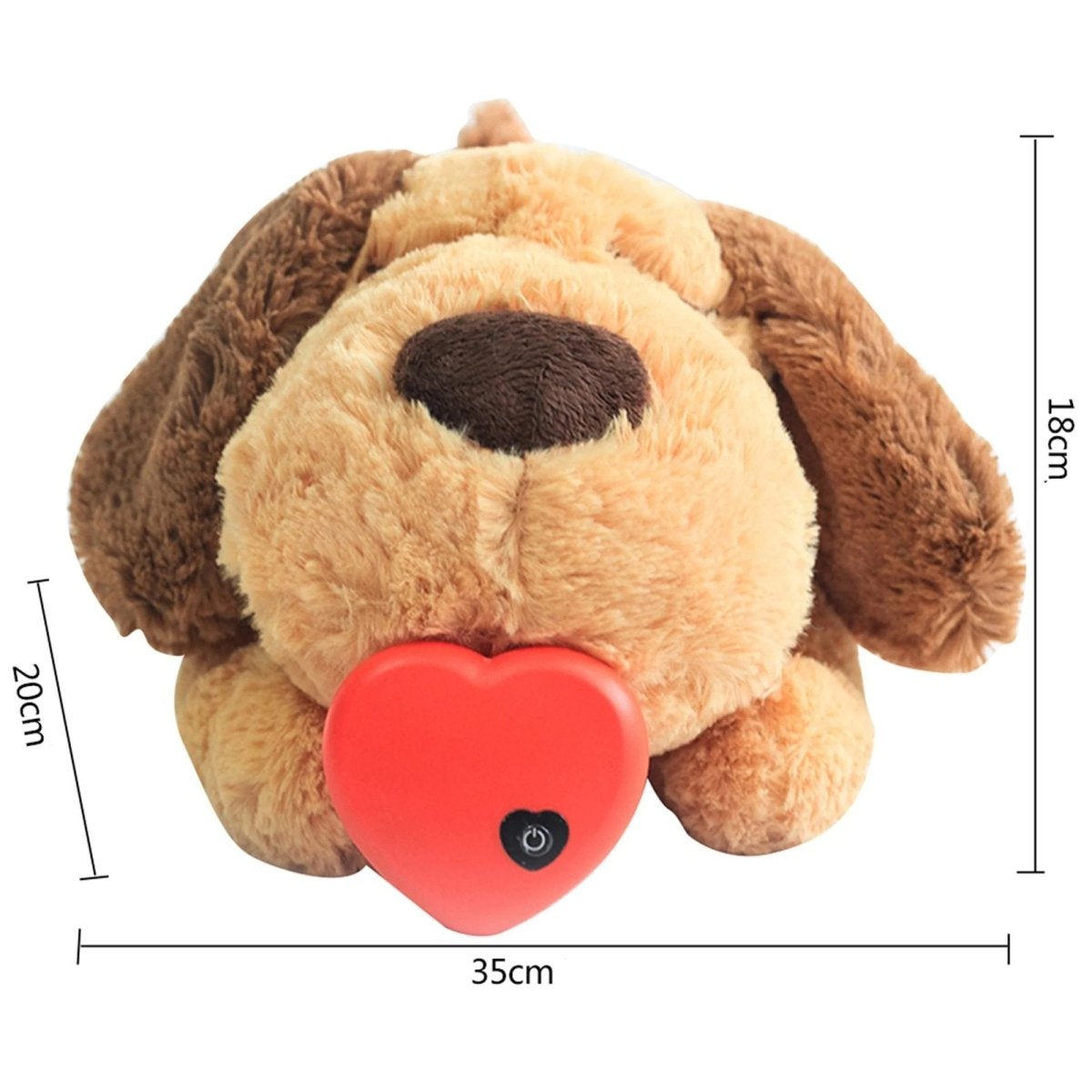 Heartbeat Plush Toy for Puppies - Soothing Cuddle Companion