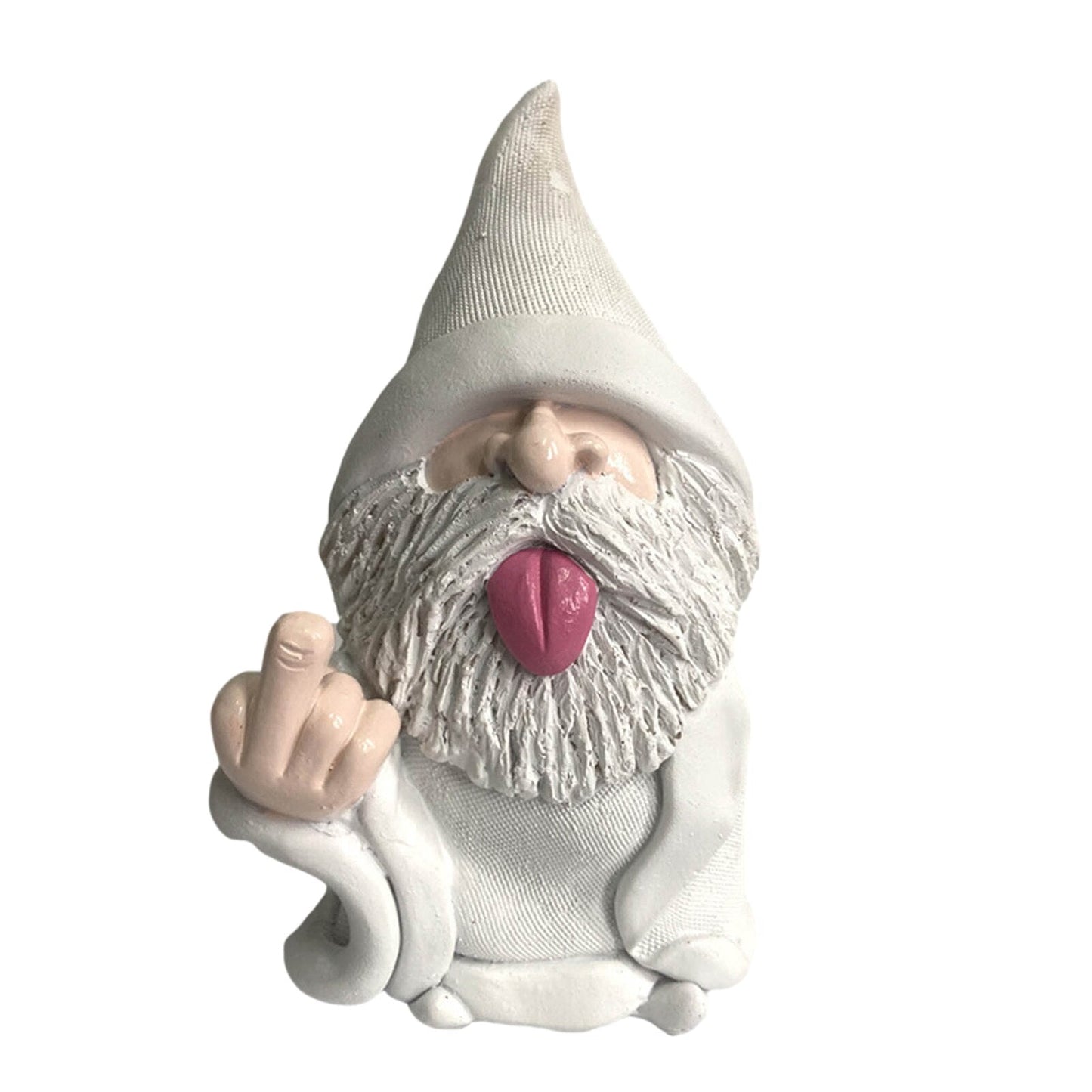 Surfboard Garden Gnome Statue - Playful Outdoor Decor