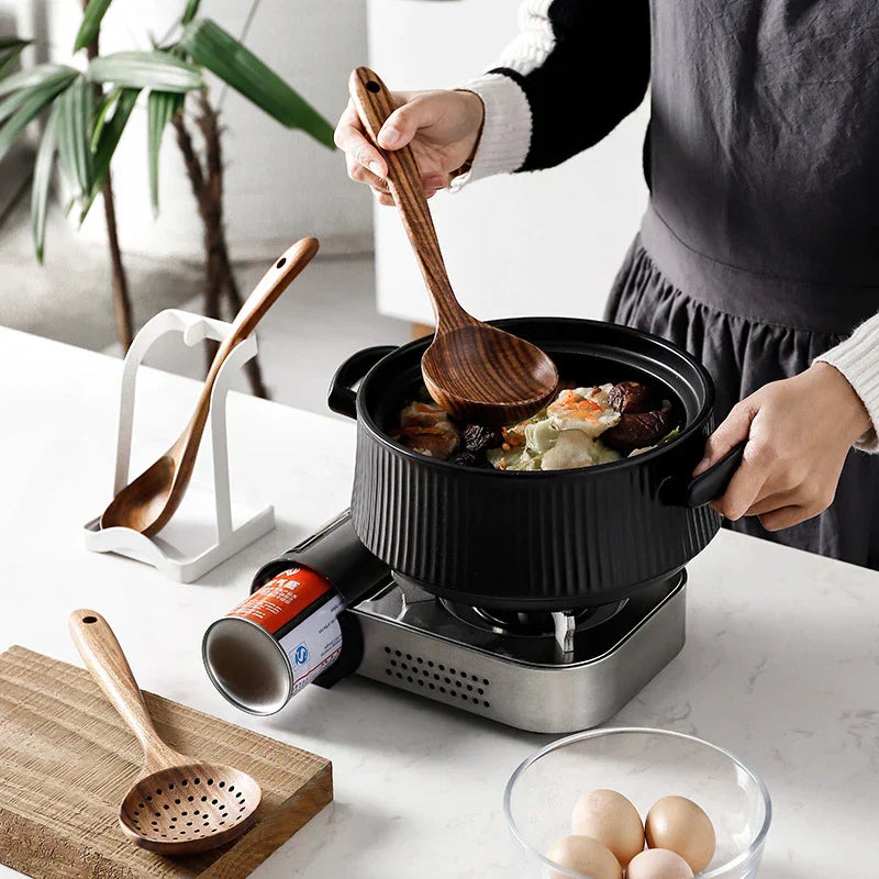 Premium Teak 7-Piece Kitchen Utensil Set
