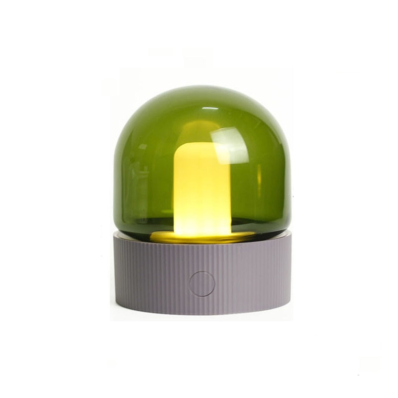 Rechargeable Vintage Mini Pastel Nightstand Lamp