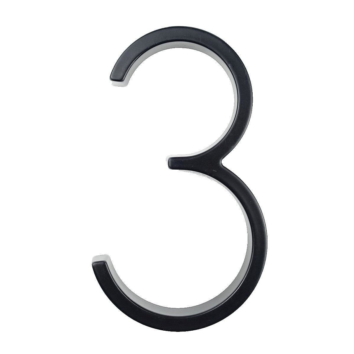 Large Contemporary Metal House Numbers for Address Signage