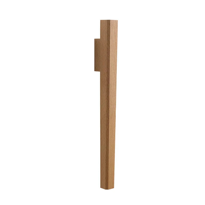 Handcrafted Solid Wood Wall Vase in Black Walnut or Beech
