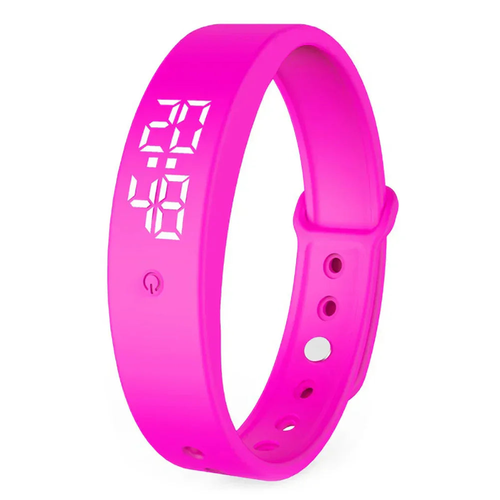 Waterproof Smartwatch with Vibration Alarm and Fitness Tracking
