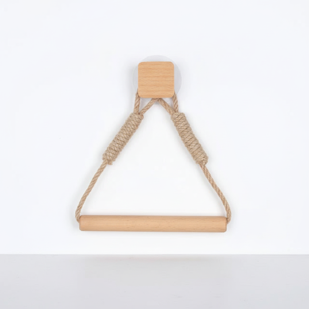 Hemp Rope Wall-Mounted Paper Holder