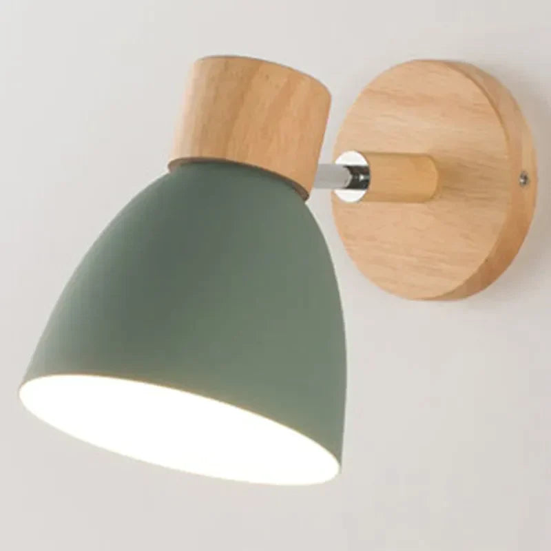 Natural Wood Wall Lamp for Cozy Ambiance