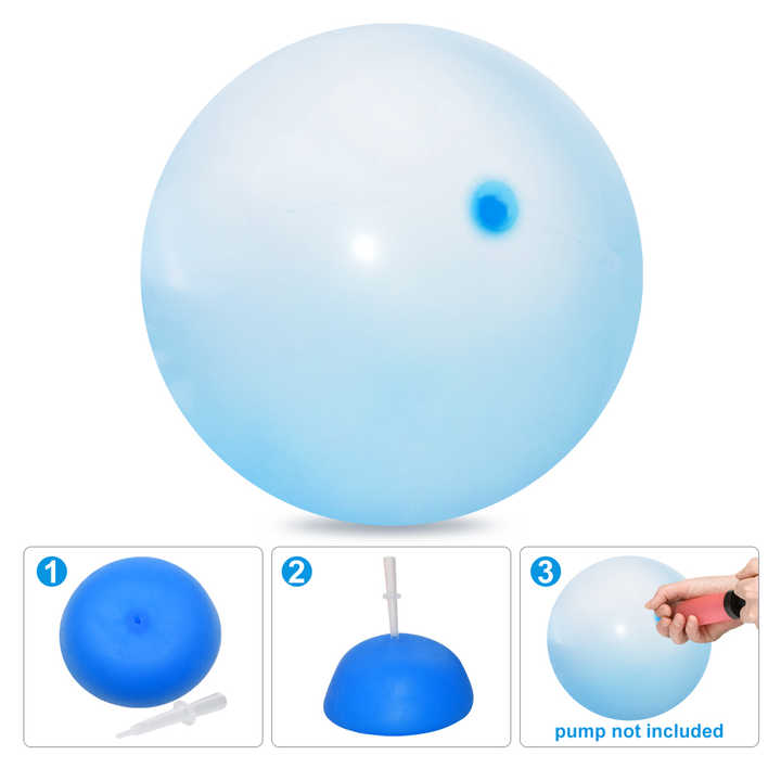 Large Inflatable Play Ball for Kids - Soft and Flexible Outdoor Fun