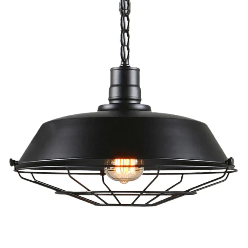 Industrial Vintage Iron Pendant Light Chandelier for Home and Commercial Use