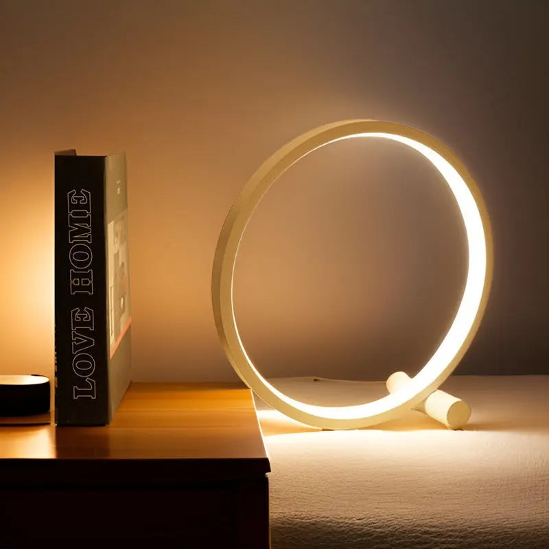 Touch-Sensitive LED Table Lamp with Adjustable Brightness