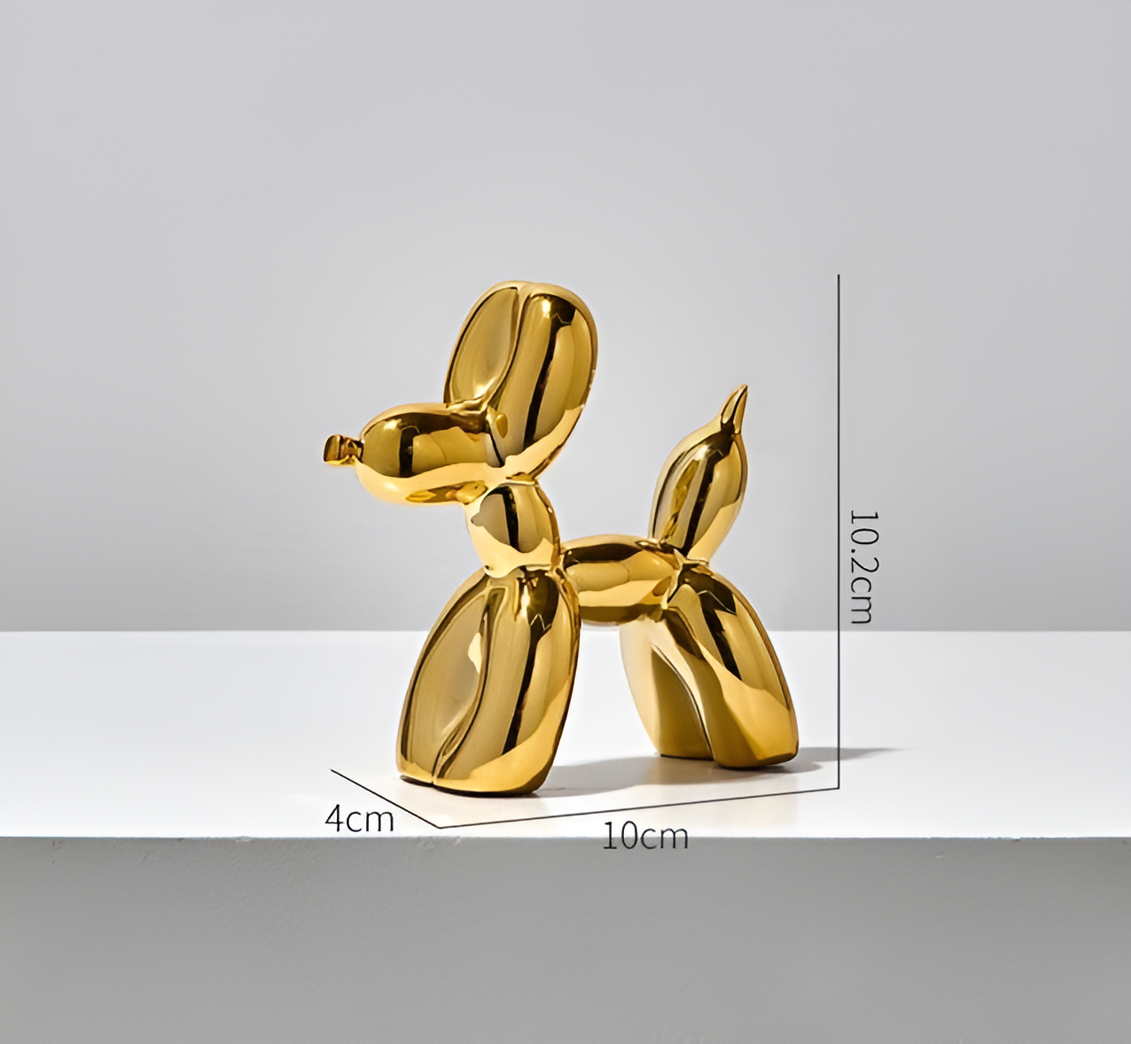Resin Balloon Dog Art Sculpture in 5 Colors