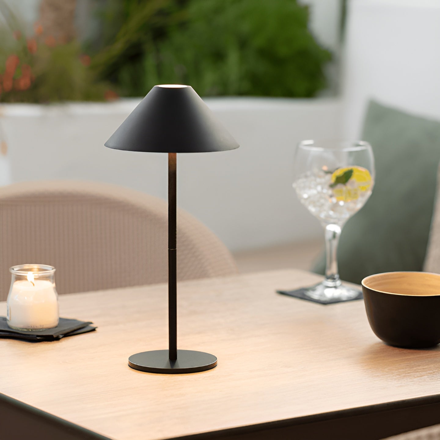Dimmable Nordic Cone LED Table Lamp with Touch Control