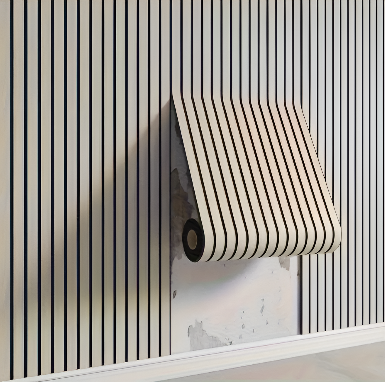 Self-Adhesive 3D PVC Wall Panels with Realistic Wood Look