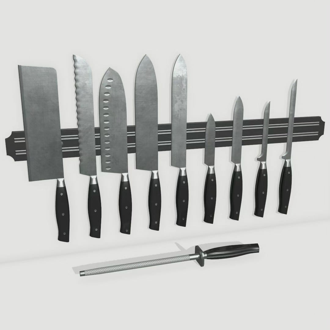 50-Inch Magnetic Knife Holder for Kitchen Storage