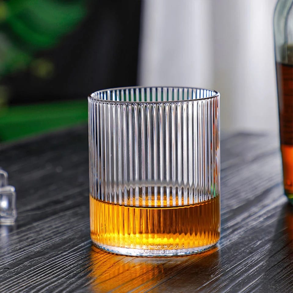 Heat-Resistant Borosilicate Juice Glasses Set of 6