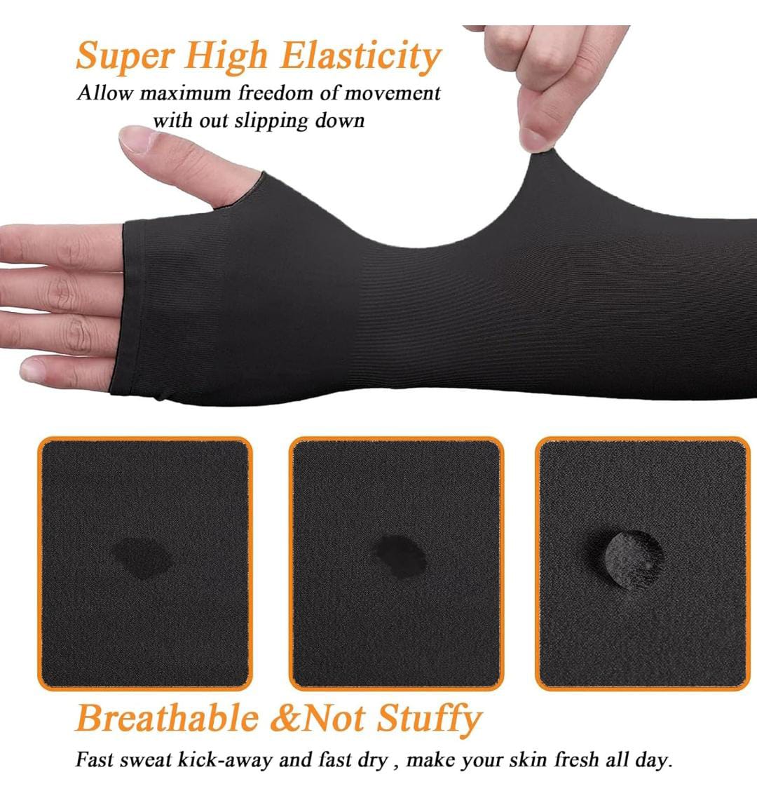 UV Protection Arm Sleeves for Men and Women - Sun Protection for Outdoor Sports