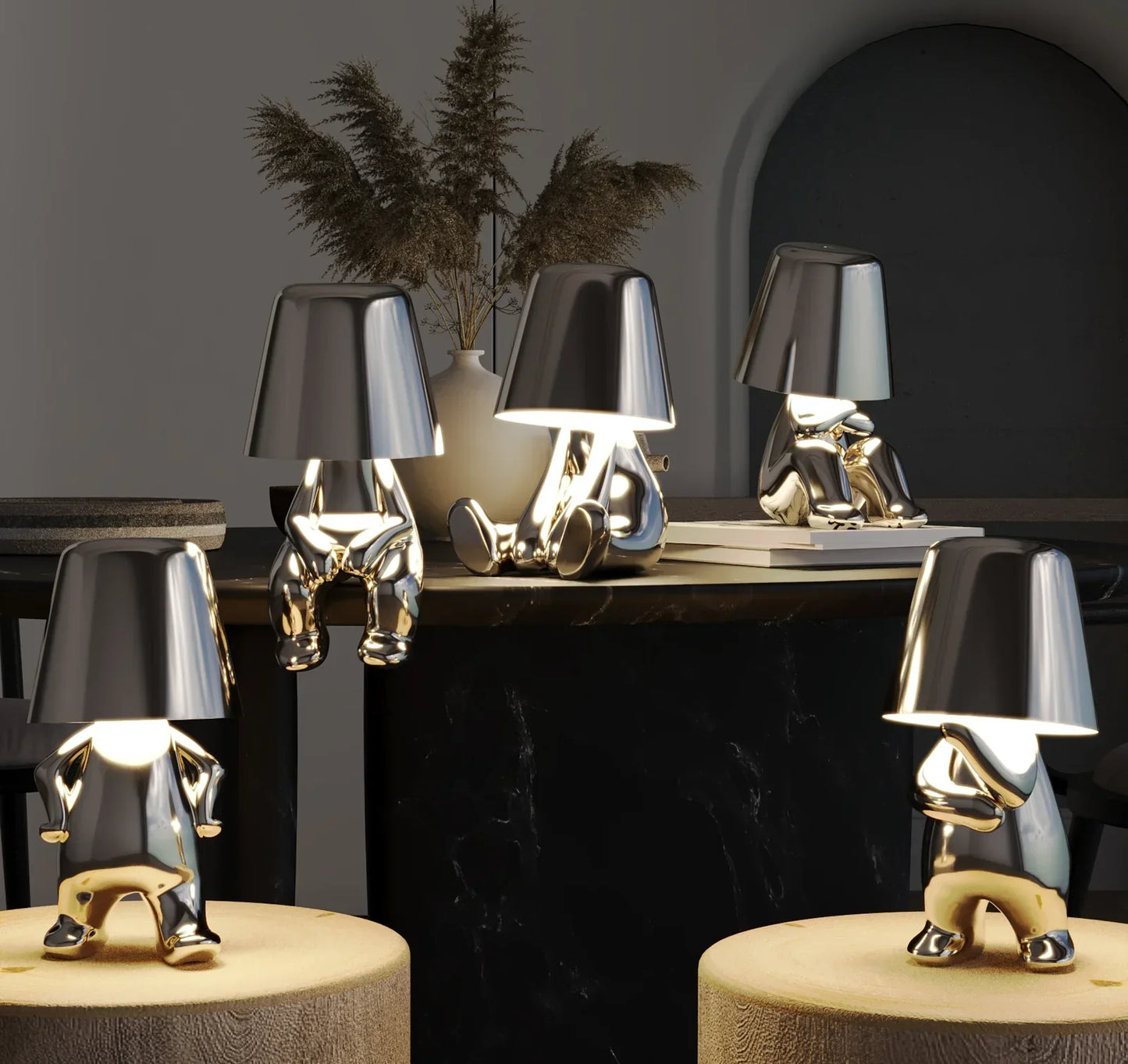 Cordless USB Rechargeable Touch Control Table Lamp