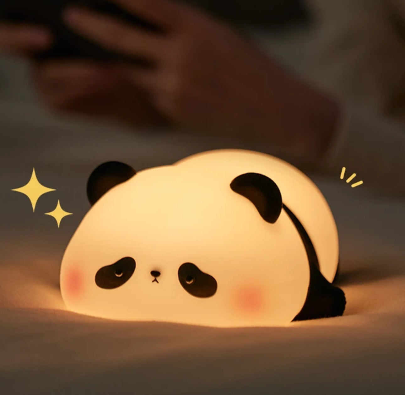 Colorful LED Panda Night Light for Kids