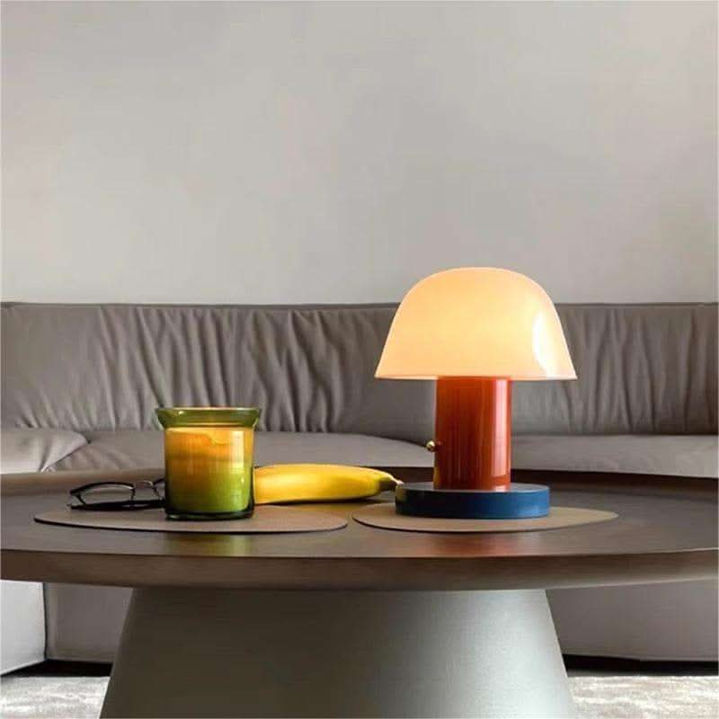 Mushroom Touch Table Lamp with LED Light – Battery Operated