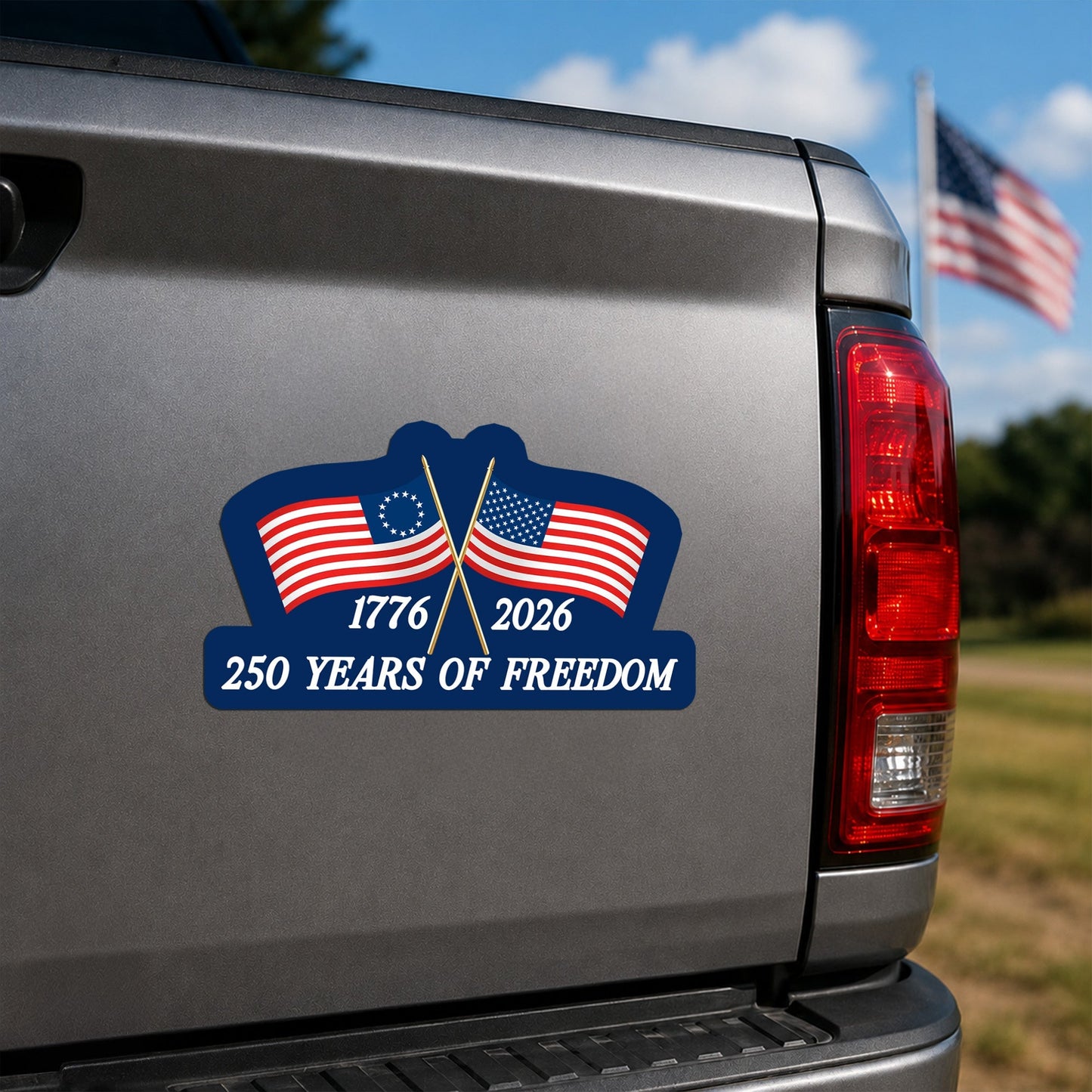 250 Years of Freedom Custom Car Magnet 1776-2026