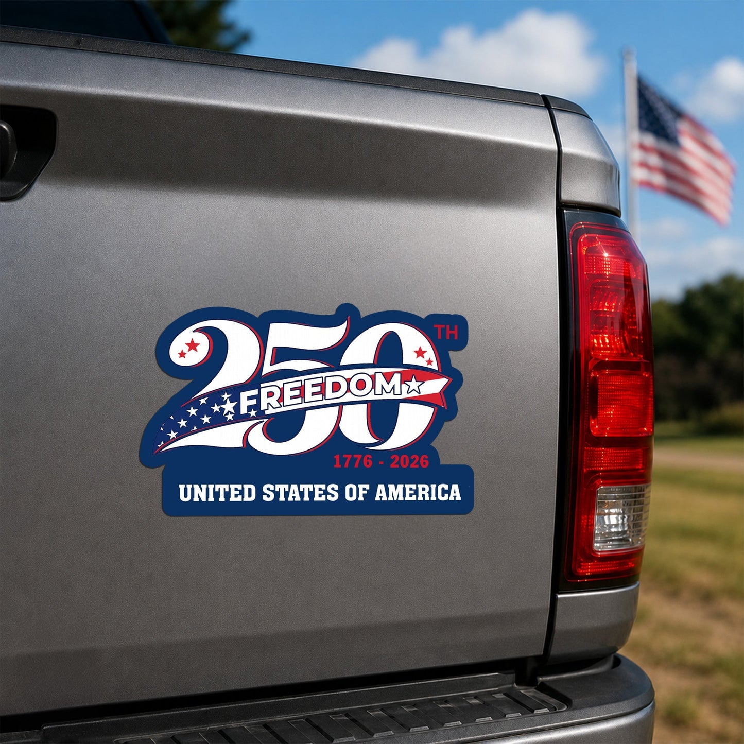 250 Years of Freedom Custom Magnet Sticker for Car and Refrigerator