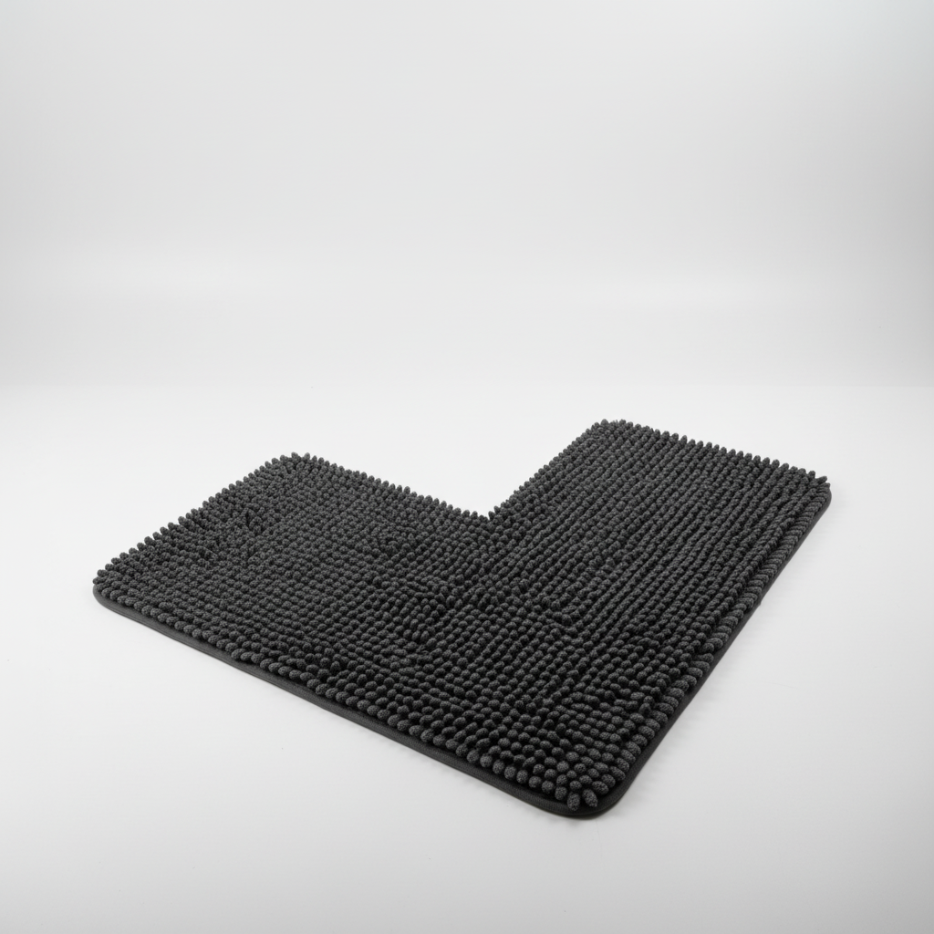 L-Shaped Non-Slip Corner Bath Mat