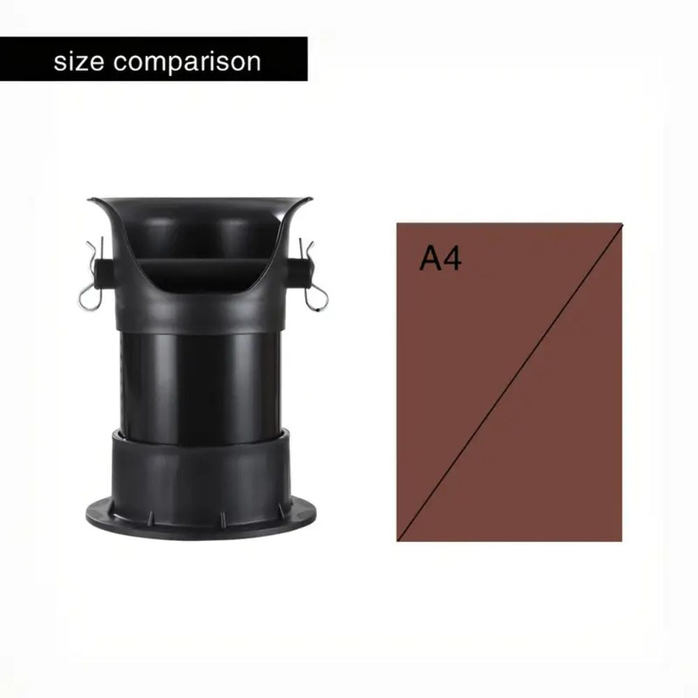 Large Coffee Grind Waste Knock Box with Quiet Knock Bar
