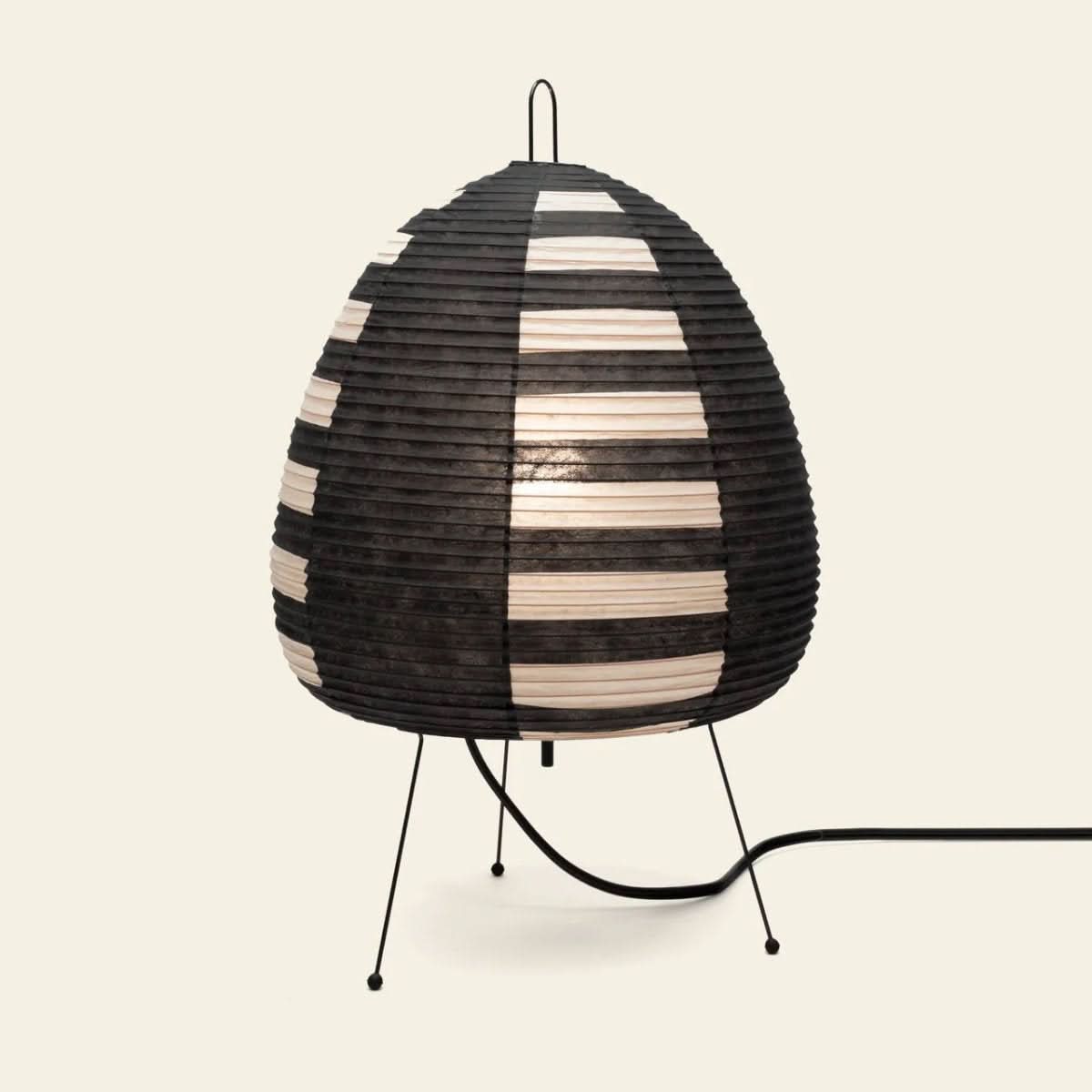 Japanese Minimalist Table Lamp with Rice Paper Shade