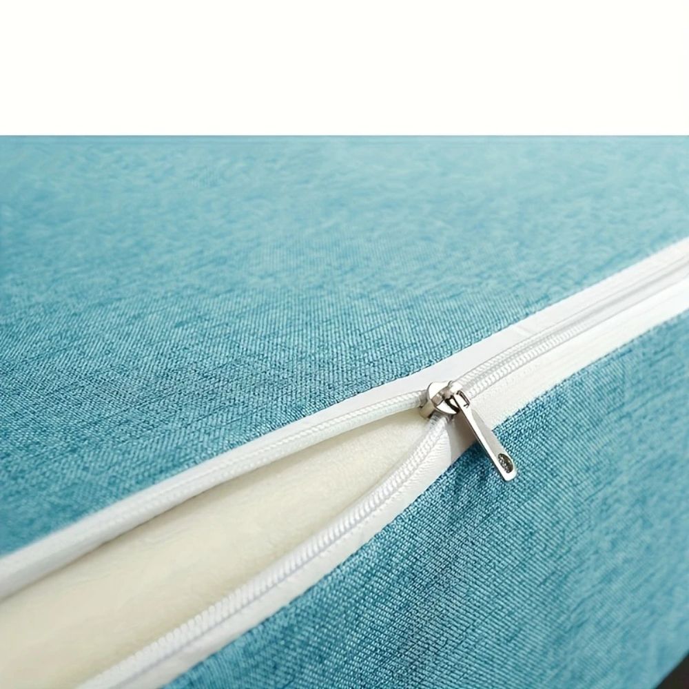 Tufted Microfiber Chair Cushion with Ties