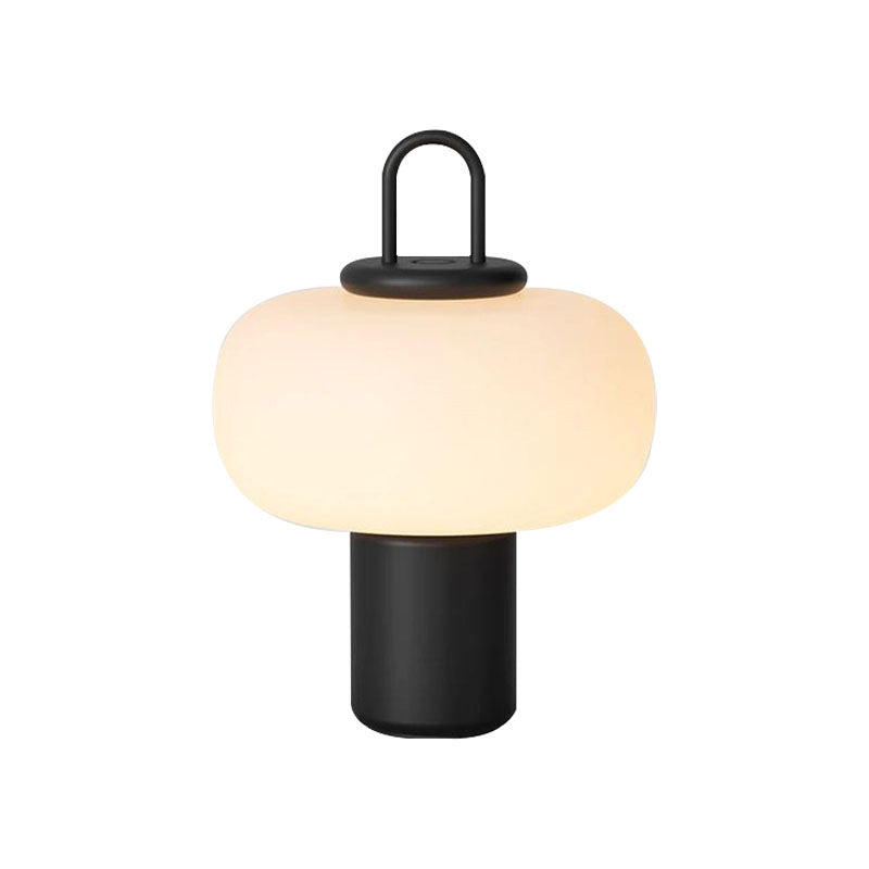 Frosted Glass Nordic Bedside Table Lamp with LED