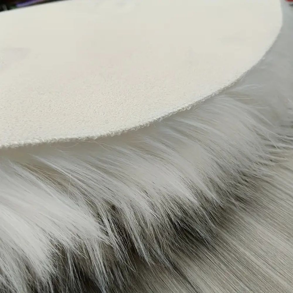 Plush Microfiber Faux Fur Area Rug