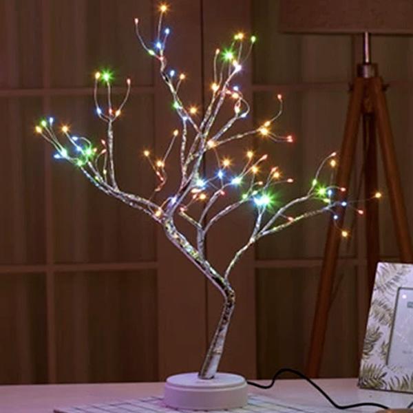 Bonsai Mini Tree LED Fairy Lights with Adjustable Branches