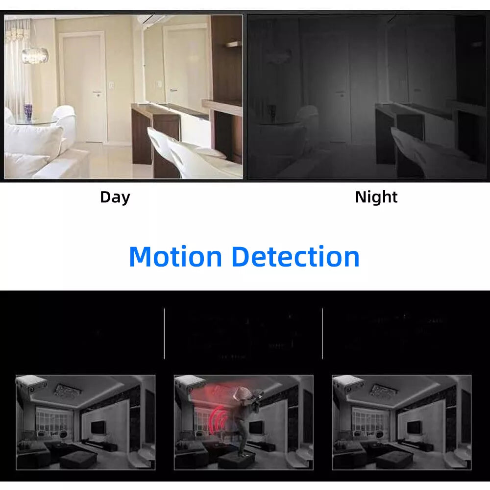 WiFi HD Mini Video Camera with Night Vision and Motion Detection