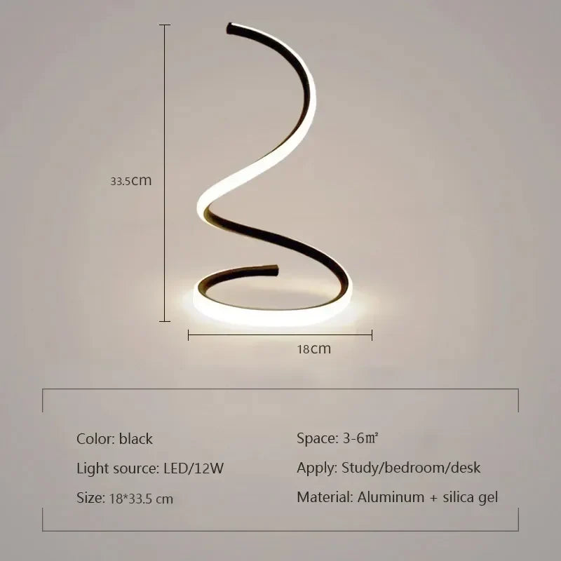Modern Adjustable LED Table Lamp with Energy-Efficient Illumination