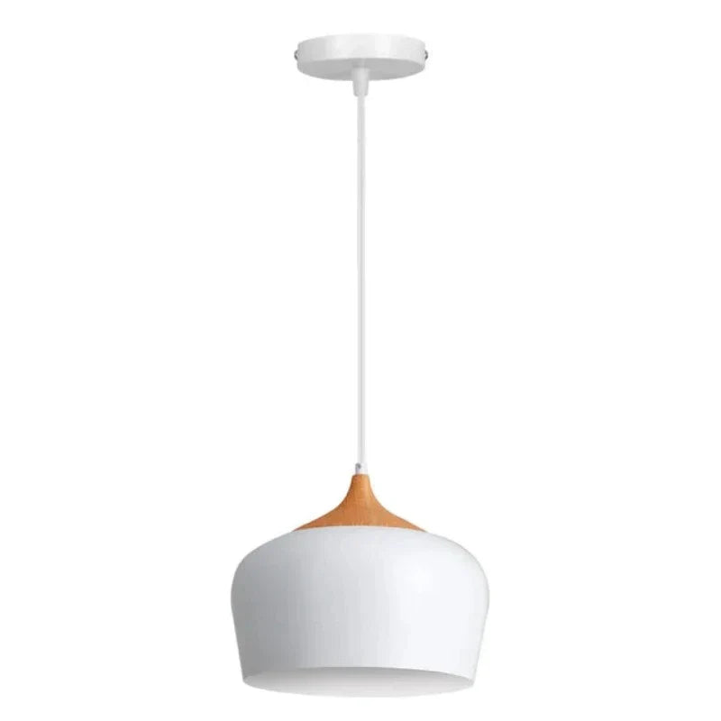 Flower-Shaped Glass Pendant Lamp