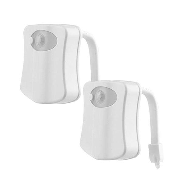 Motion-Activated LED Toilet Night Light with Adjustable Arm