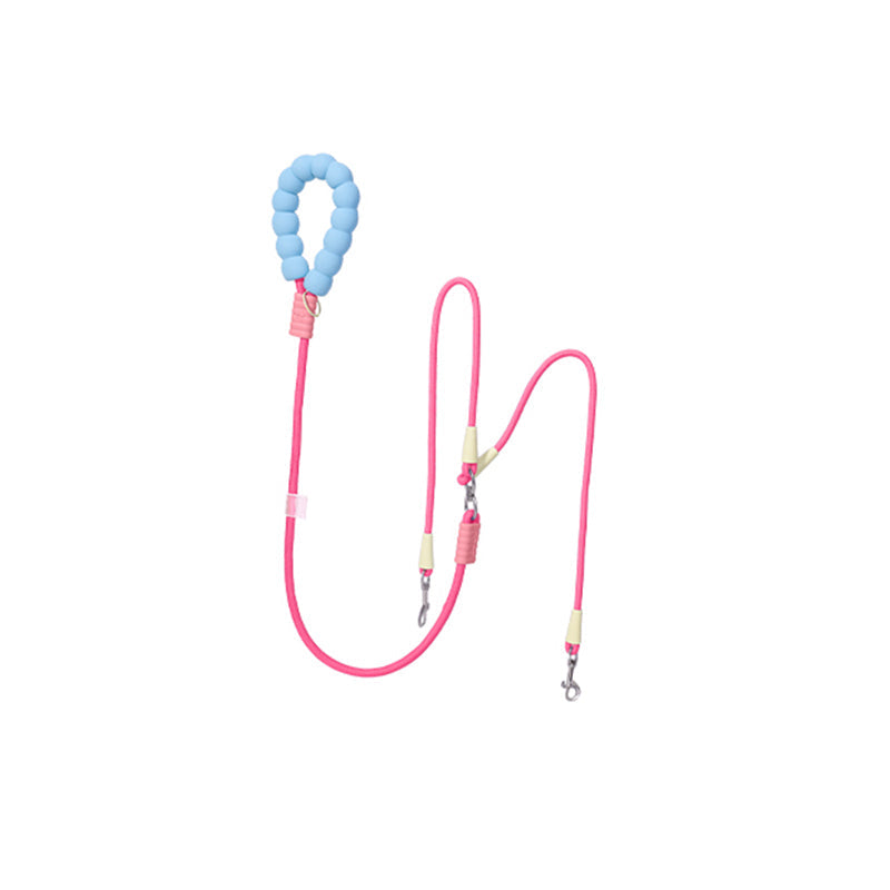 Tangle-Free Double Dog Leash with Comfortable Grip