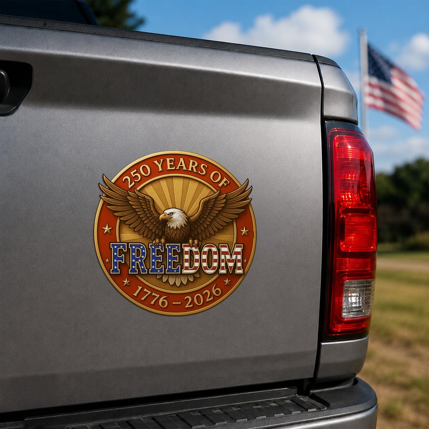 We The People Vehicle Magnet - God Bless America 1776 2026 Custom Car Magnet
