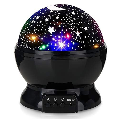Star Projecting Night Light Sphere with Colorful Settings