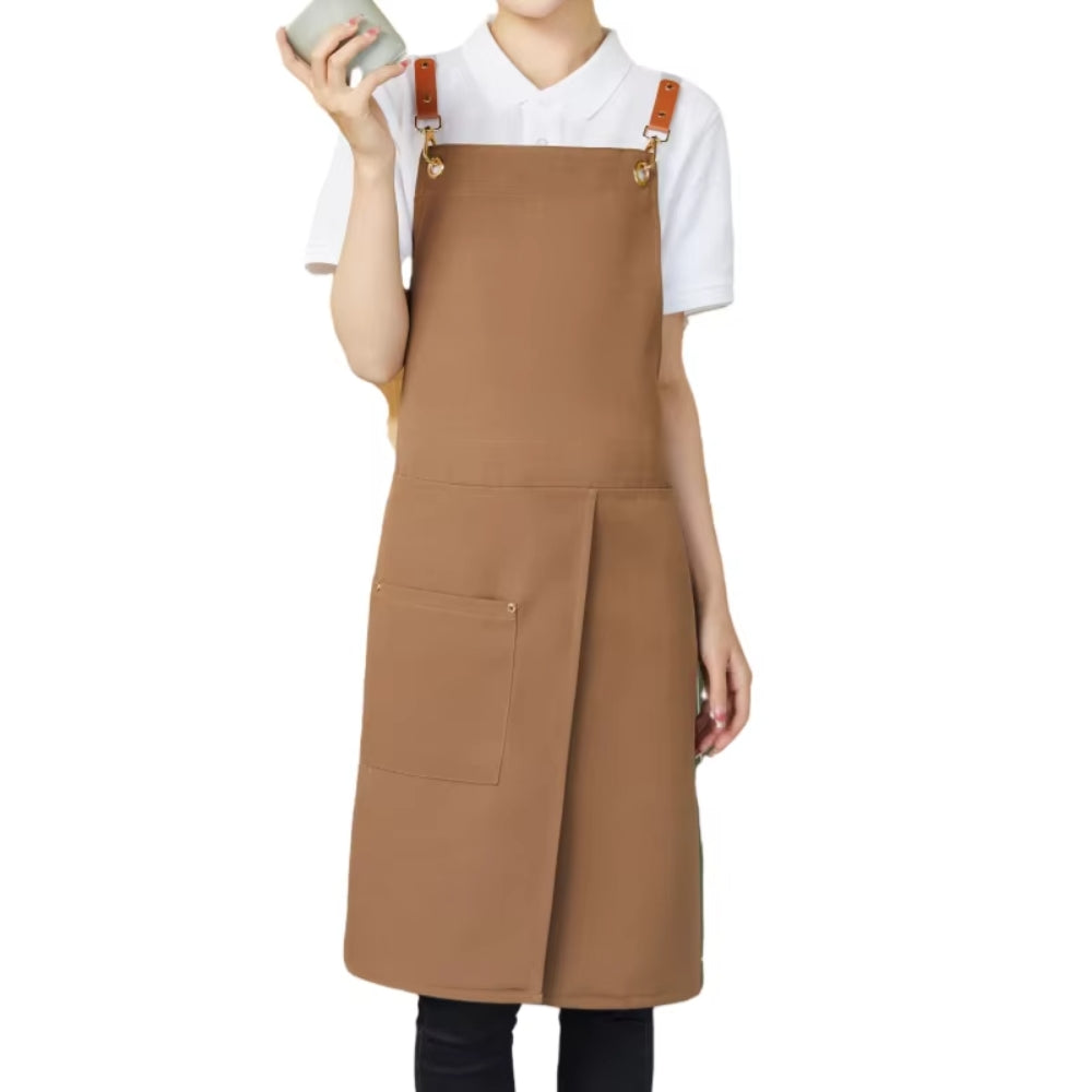 Unisex Water-Resistant Split Skirt Apron with Pockets