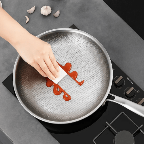 Titanium Nonstick Frying Pan for All Heat Sources, Scratch-Resistant