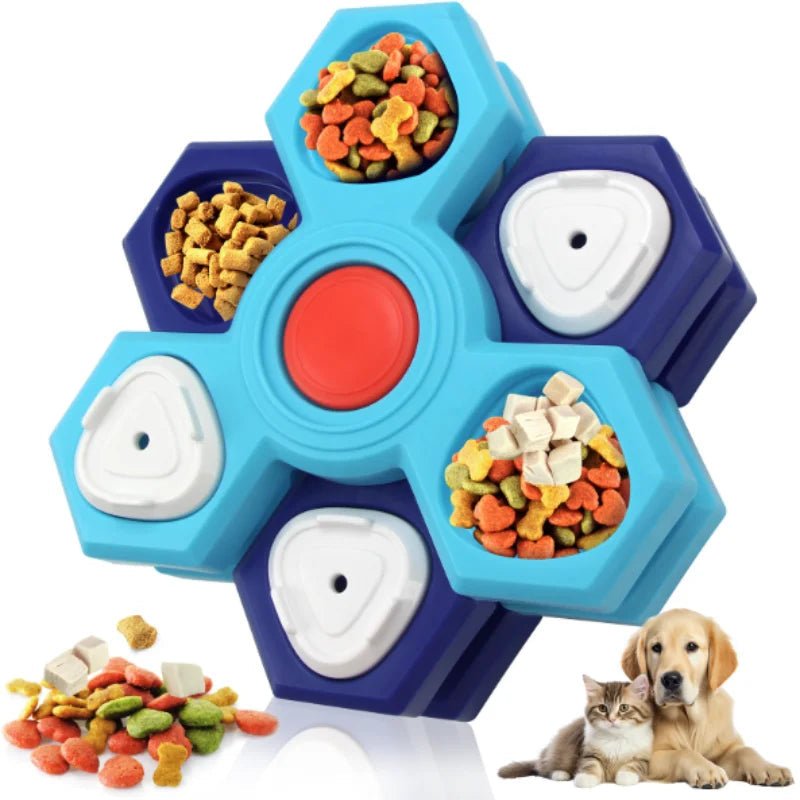 Interactive Dog Puzzle Feeder for Slow Eating